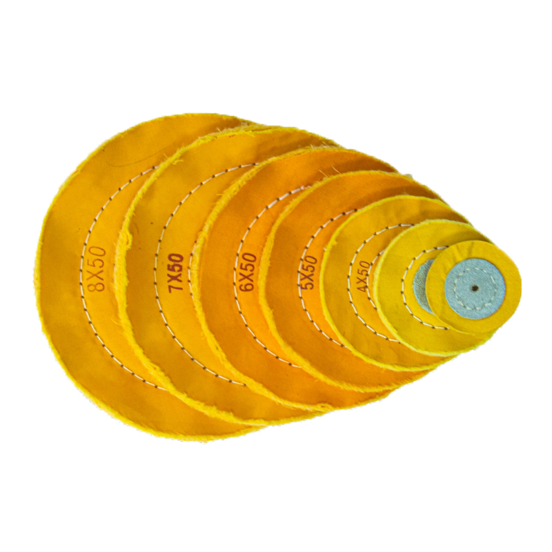 Geel sieraden katoenwiel