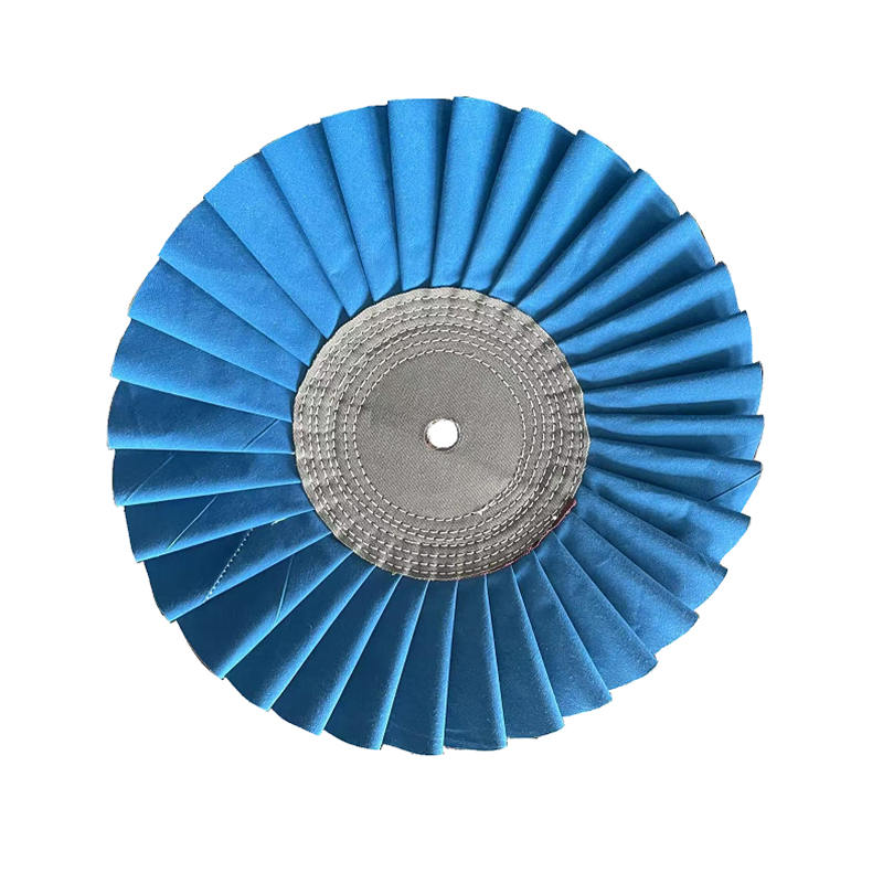 Blauw opvouwbaar windwiel